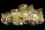 Golden Calcite Crystal Cluster - Morocco #115199-2